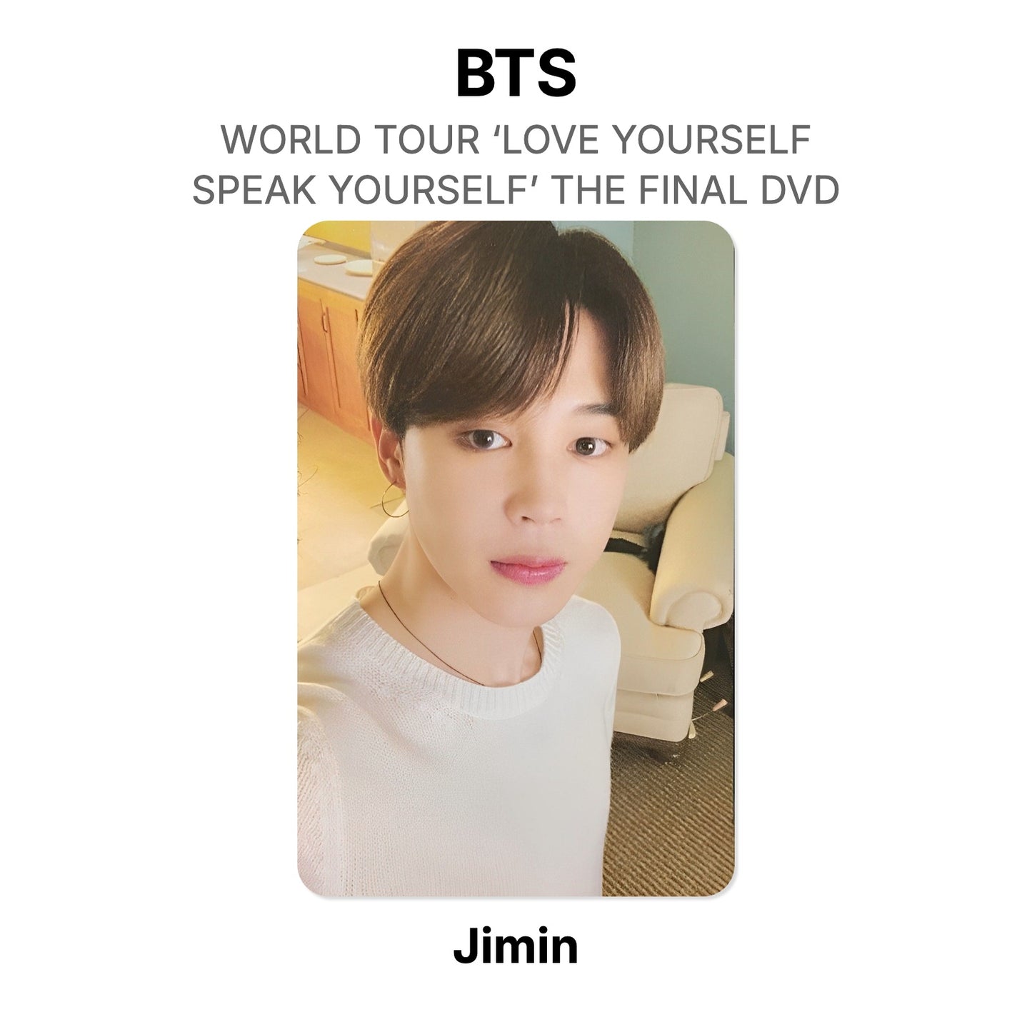 BTS WORLD TOUR ‘LOVE YOURSELF : SPEAK YOURSELF’ THE FINAL DVD Offizielle Photocard
