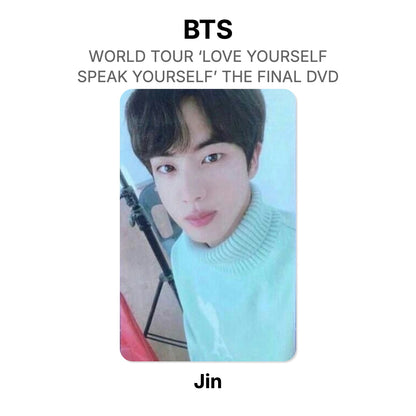 BTS WORLD TOUR ‘LOVE YOURSELF : SPEAK YOURSELF’ THE FINAL DVD Offizielle Photocard