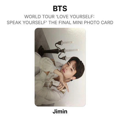 BTS WORLD TOUR ‘LOVE YOURSELF: SPEAK YOURSELF’ THE FINAL MINI PHOTO CARD Offizielle Photocard