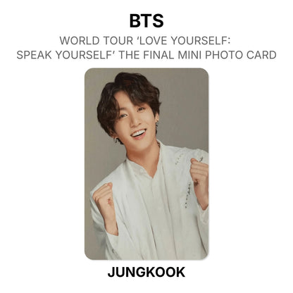 BTS WORLD TOUR ‘LOVE YOURSELF: SPEAK YOURSELF’ THE FINAL MINI PHOTO CARD Offizielle Photocard