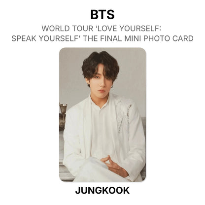 BTS WORLD TOUR ‘LOVE YOURSELF: SPEAK YOURSELF’ THE FINAL MINI PHOTO CARD Offizielle Photocard