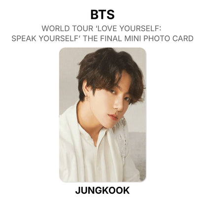 BTS WORLD TOUR ‘LOVE YOURSELF: SPEAK YOURSELF’ THE FINAL MINI PHOTO CARD Offizielle Photocard