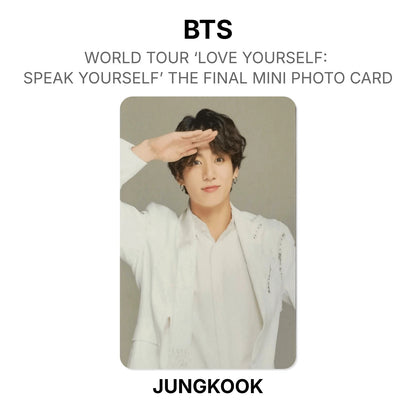 BTS WORLD TOUR ‘LOVE YOURSELF: SPEAK YOURSELF’ THE FINAL MINI PHOTO CARD Offizielle Photocard