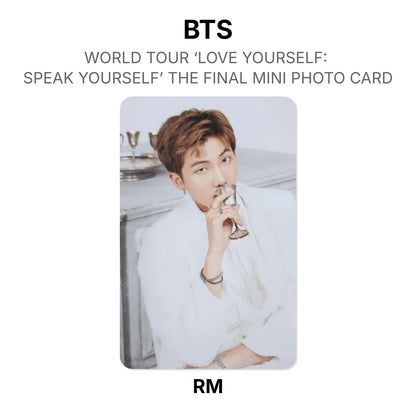 BTS WORLD TOUR ‘LOVE YOURSELF: SPEAK YOURSELF’ THE FINAL MINI PHOTO CARD Offizielle Photocard