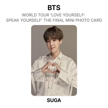 BTS WORLD TOUR ‘LOVE YOURSELF: SPEAK YOURSELF’ THE FINAL MINI PHOTO CARD Offizielle Photocard