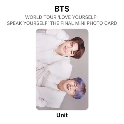 BTS WORLD TOUR ‘LOVE YOURSELF: SPEAK YOURSELF’ THE FINAL MINI PHOTO CARD Offizielle Photocard