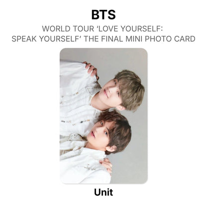 BTS WORLD TOUR ‘LOVE YOURSELF: SPEAK YOURSELF’ THE FINAL MINI PHOTO CARD Offizielle Photocard