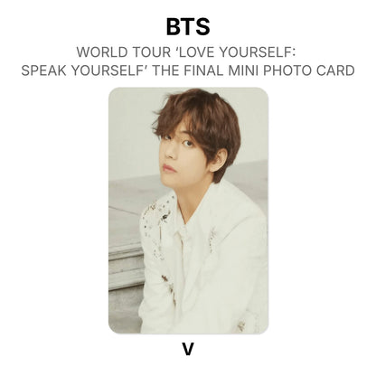 BTS WORLD TOUR ‘LOVE YOURSELF: SPEAK YOURSELF’ THE FINAL MINI PHOTO CARD Offizielle Photocard