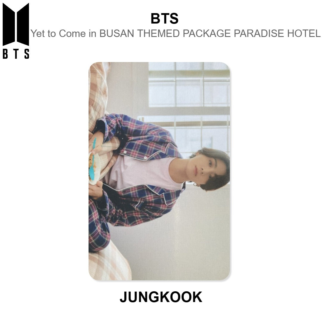 BTS Yet to Come in BUSAN THEMED PACKAGE PARADISE HOTEL BUSAN Official Photocard