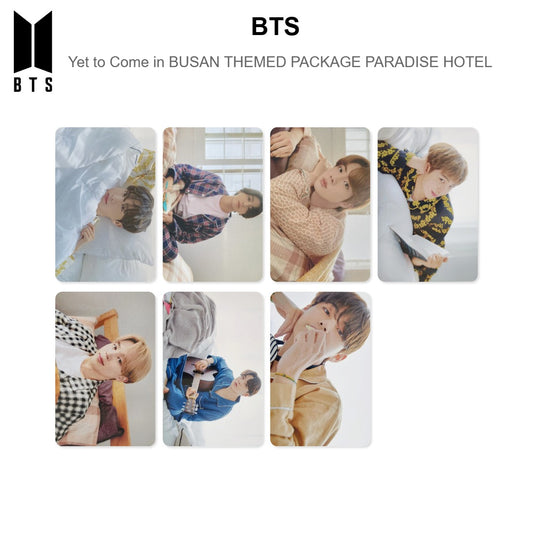 BTS Yet to Come in BUSAN THEMED PACKAGE PARADISE HOTEL BUSAN Official Photocard