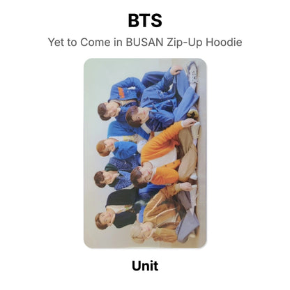 BTS Yet to Come in BUSAN Zip-Up Hoodie Offizielle Photocard