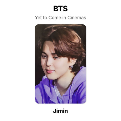 BTS Yet to Come in Cinemas officiellt Photocard