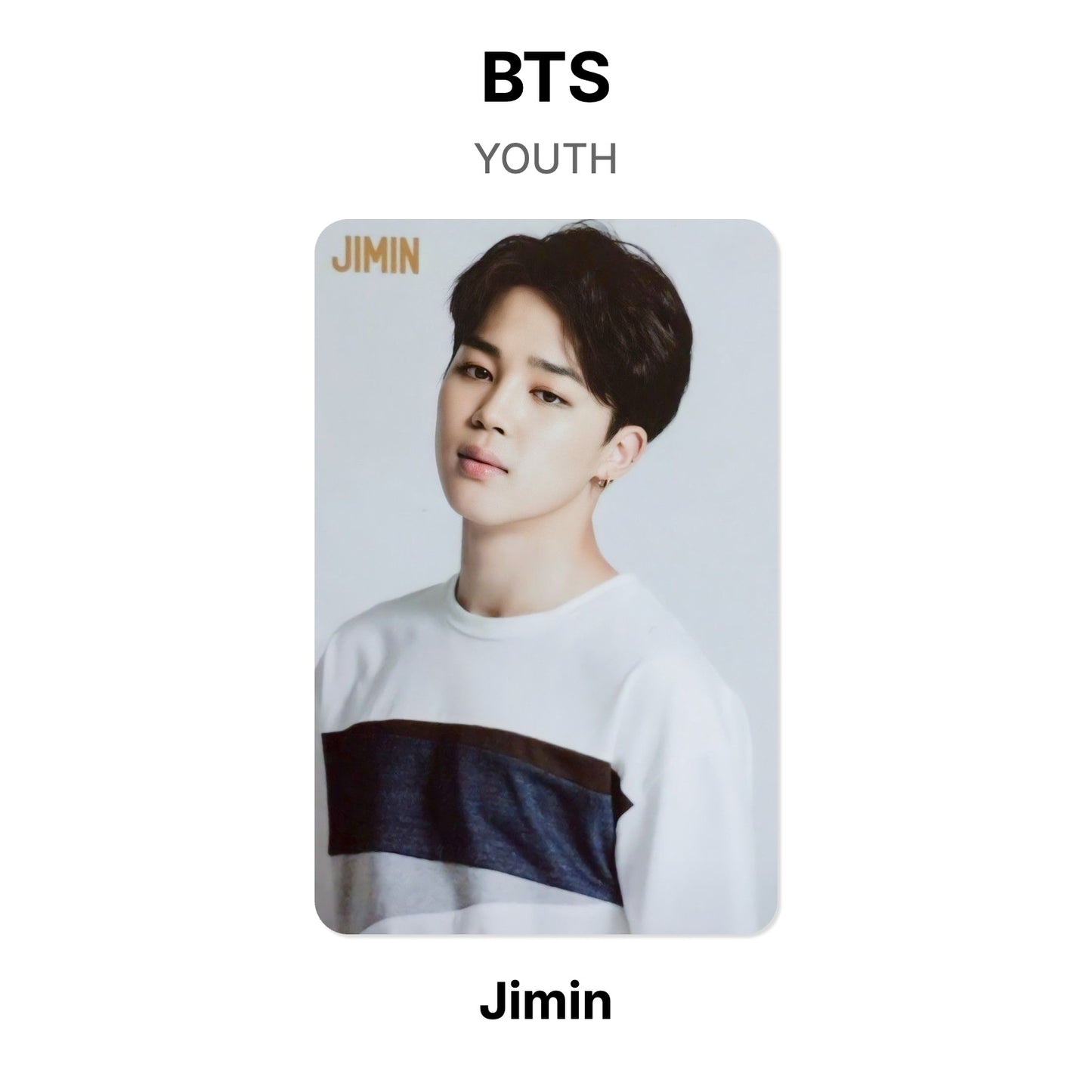 BTS YOUTH Official Photocard