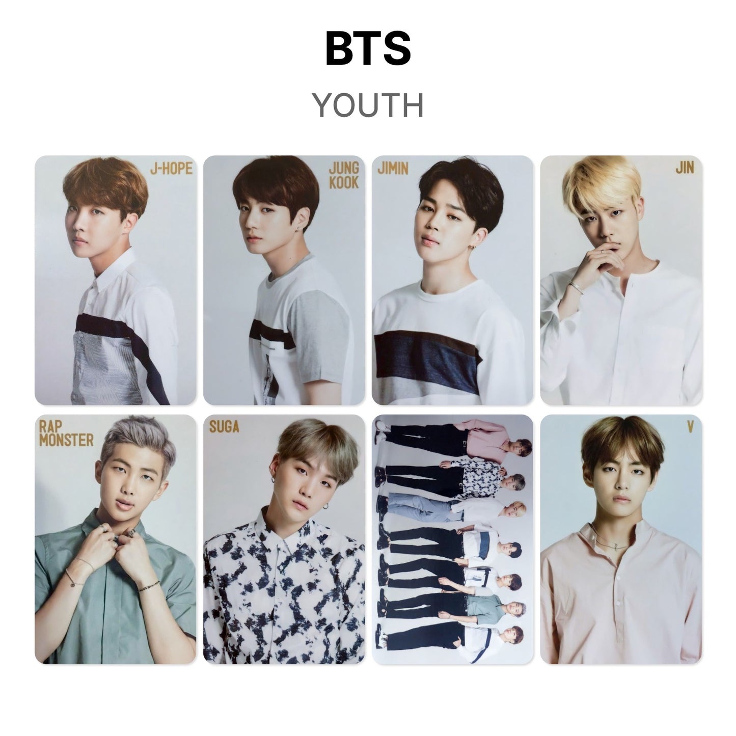 BTS YOUTH Official Photocard