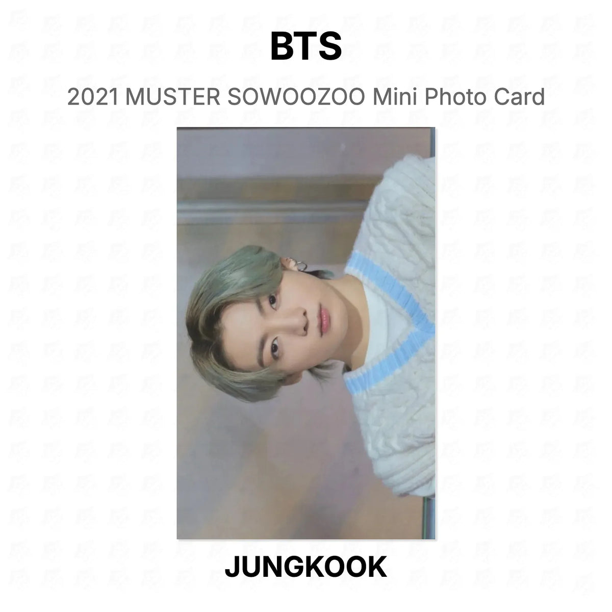 BTS 2021 MUSTER SOWOOZOO Mini Photo Card โฟโต้การ์ดของแท้