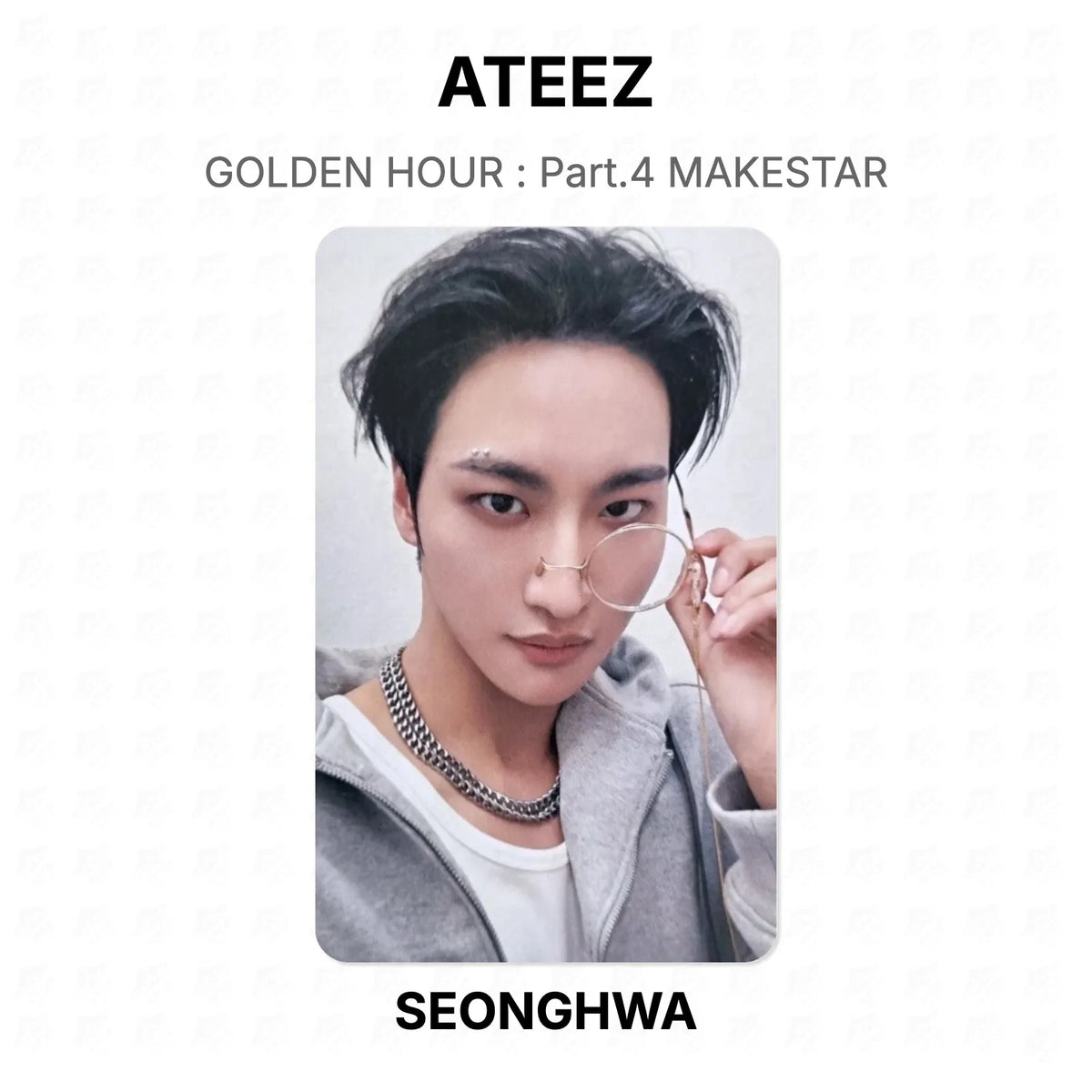 ATEEZ GOLDEN HOUR : Part.4 MAKESTAR Official Photocard