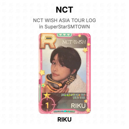 NCT WISH ASIA TOUR LOG in SuperStarSMTOWN Official Photocard