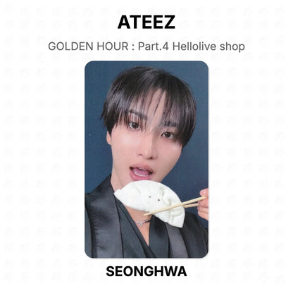 ATEEZ GOLDEN HOUR : Part.4 Hellolive shop Official Photocard