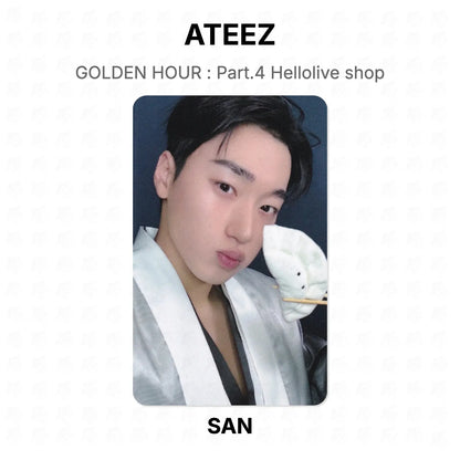 ATEEZ GOLDEN HOUR : Part.4 Hellolive shop Official Photocard