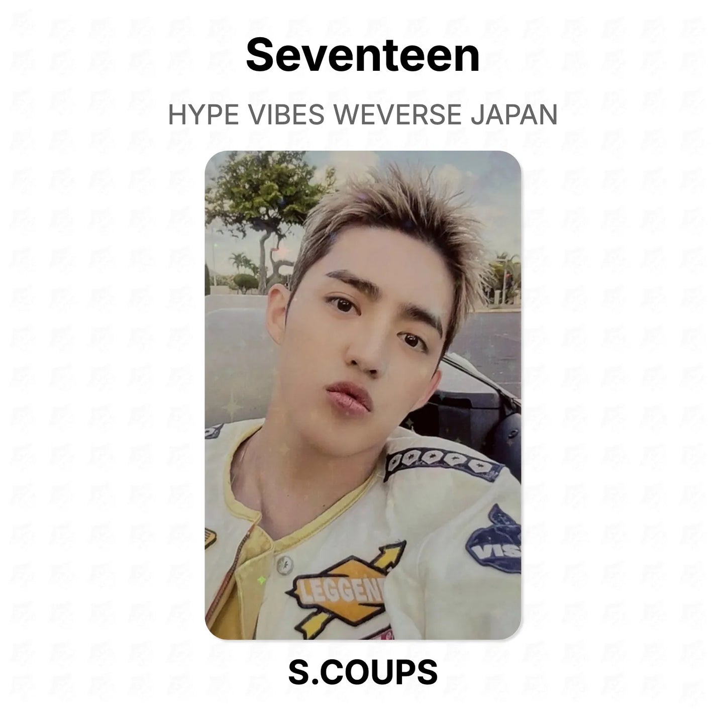 Seventeen HYPE VIBES WEVERSE JAPAN Official Photocard