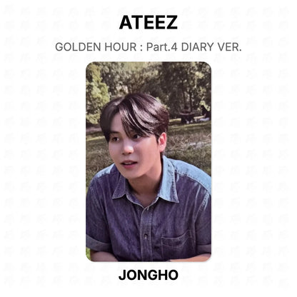ATEEZ GOLDEN HOUR : Part.4 DIARY VER. Official Photocard