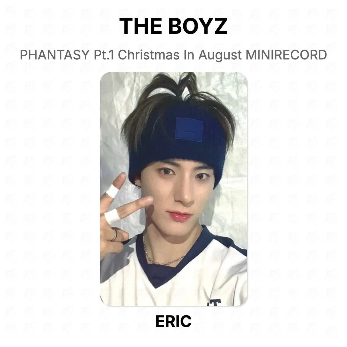 THE BOYZ PHANTASY Pt.1 Christmas In August MINIRECORD Official Photocard