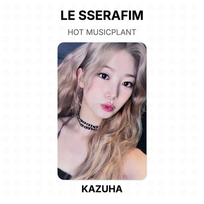 LE SSERAFIM HOT MUSICPLANT Official Photocard