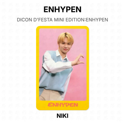 ENHYPEN DICON D'FESTA MINI EDITION:ENHYPEN Official Photocard