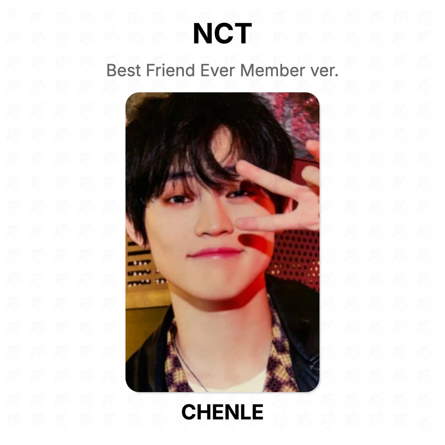 NCT Best Friend Ever Member ver. Official Photocard