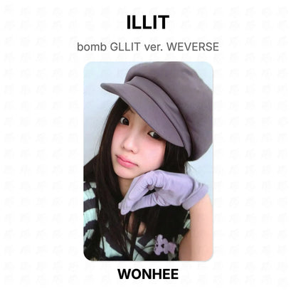 ILLIT bomb GLLIT ver. WEVERSE Official Photocard