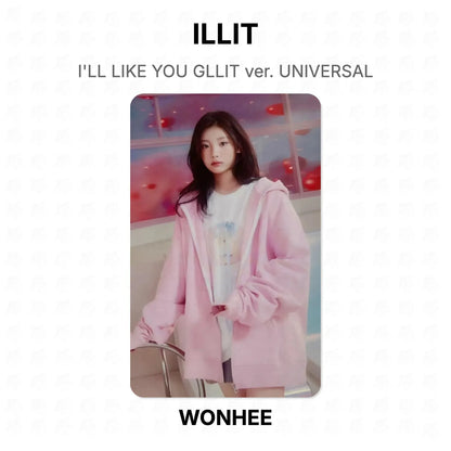 ILLIT I'LL LIKE YOU GLLIT ver. UNIVERSAL Official Photocard