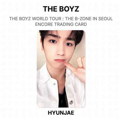 THE BOYZ WORLD TOUR : THE B-ZONE IN SEOUL ENCORE TRADING CARD Official Photocard