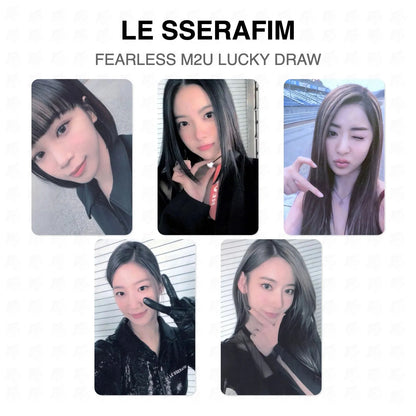 LE SSERAFIM FEARLESS M2U LUCKY DRAW Official Photocard
