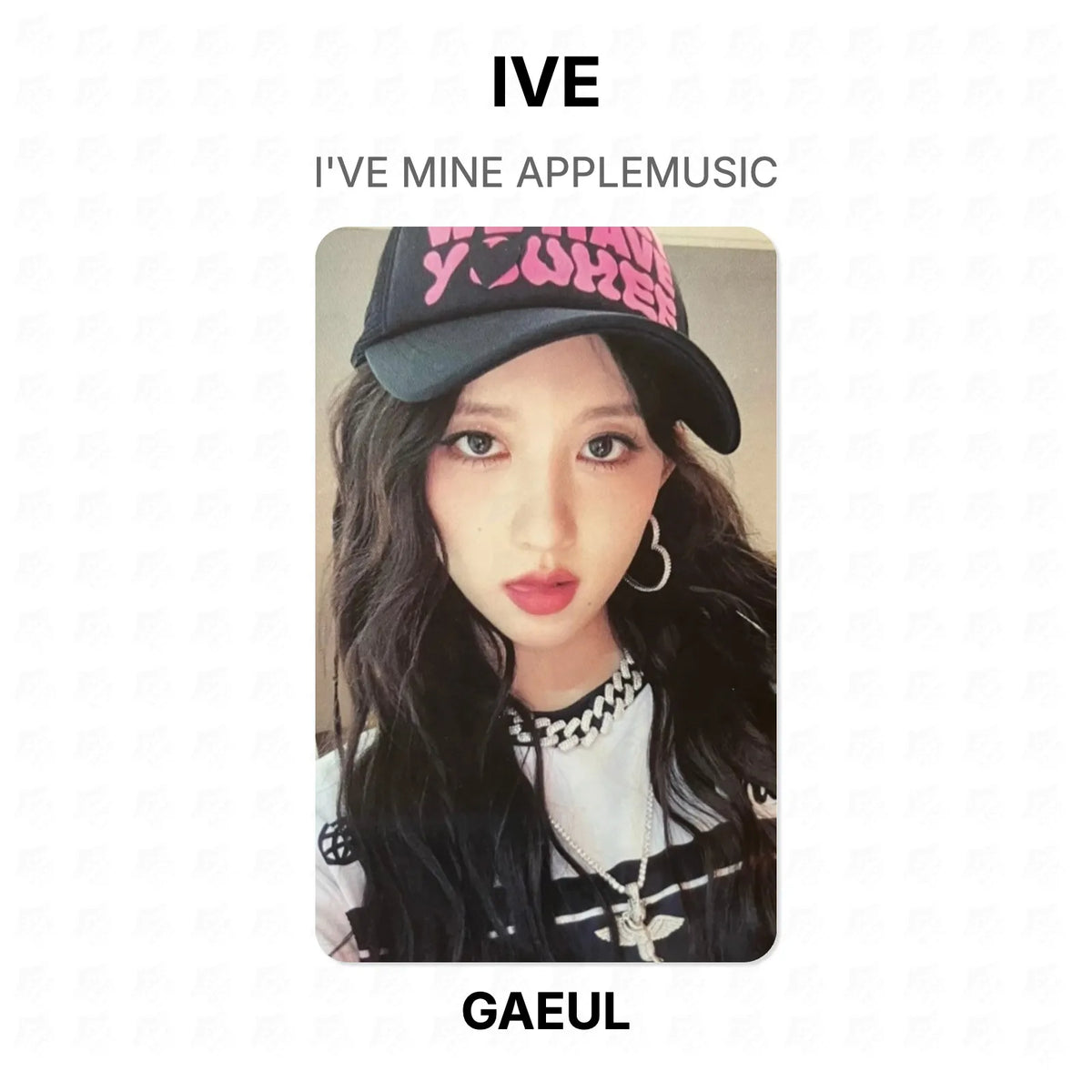 IVE I'VE MINE APPLEMUSIC Official Photocard