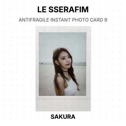 LE SSERAFIM ANTIFRAGILE INSTANT PHOTO CARD 9 Official Photocard