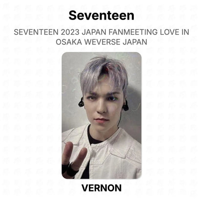 Seventeen 2023 JAPAN FANMEETING LOVE IN OSAKA WEVERSE JAPAN Official Photocard