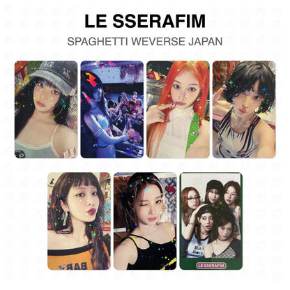 LE SSERAFIM SPAGHETTI WEVERSE JAPAN Official Photocard