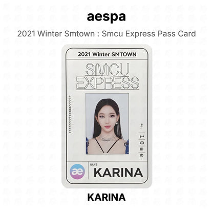 aespa 2021 Winter Smtown : Smcu Express Pass Card Official Photocard