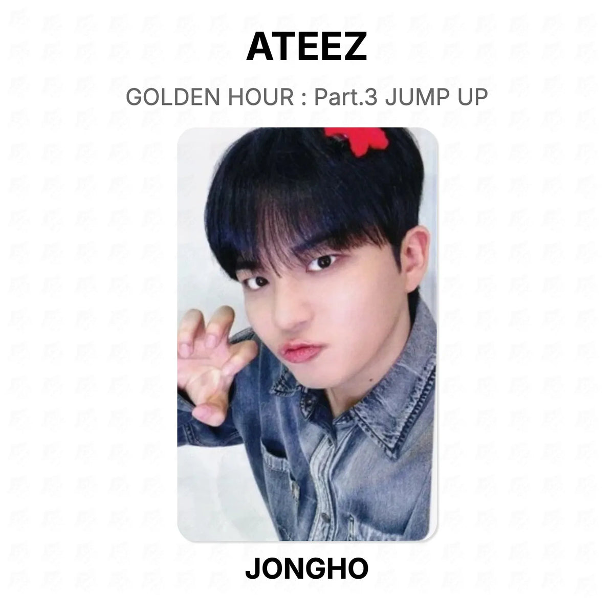 ATEEZ GOLDEN HOUR : Part.3 JUMP UP Official Photocard