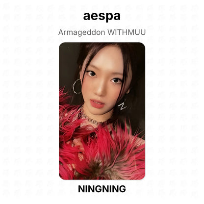 aespa Armageddon WITHMUU Official Photocard