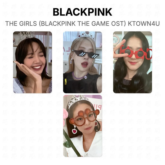 BLACKPINK THE GIRLS (BLACKPINK THE GAME OST) KTOWN4U Official Photocard