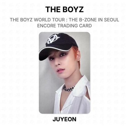 THE BOYZ WORLD TOUR : THE B-ZONE IN SEOUL ENCORE TRADING CARD Official Photocard