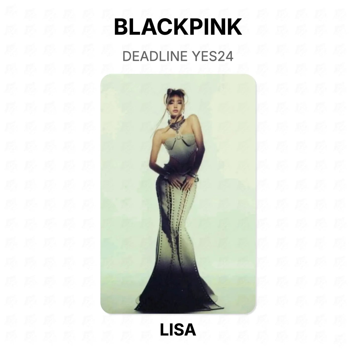 BLACKPINK DEADLINE YES24 Official Photocard