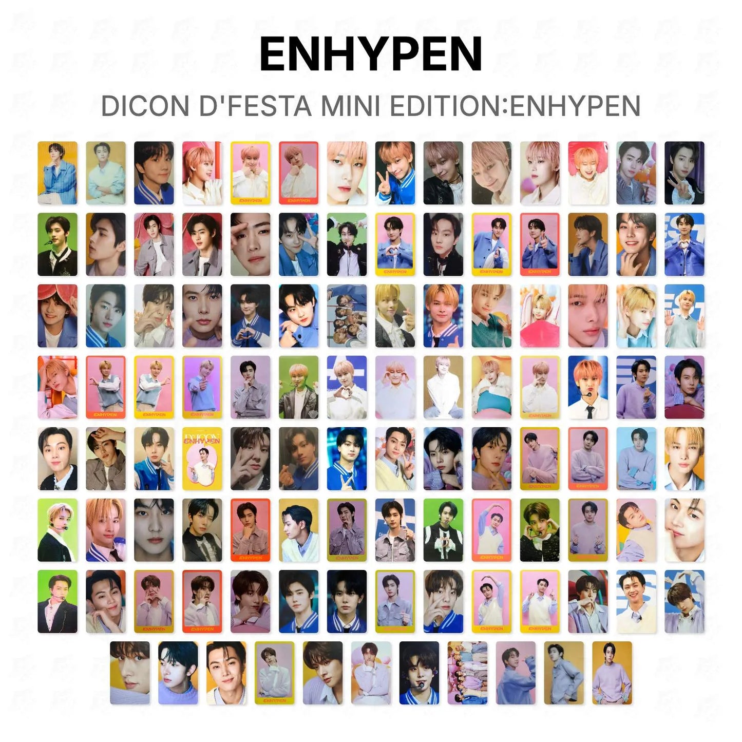 ENHYPEN DICON D'FESTA MINI EDITION:ENHYPEN Official Photocard