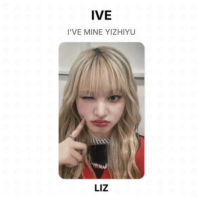 IVE I'VE MINE YIZHIYU Official Photocard