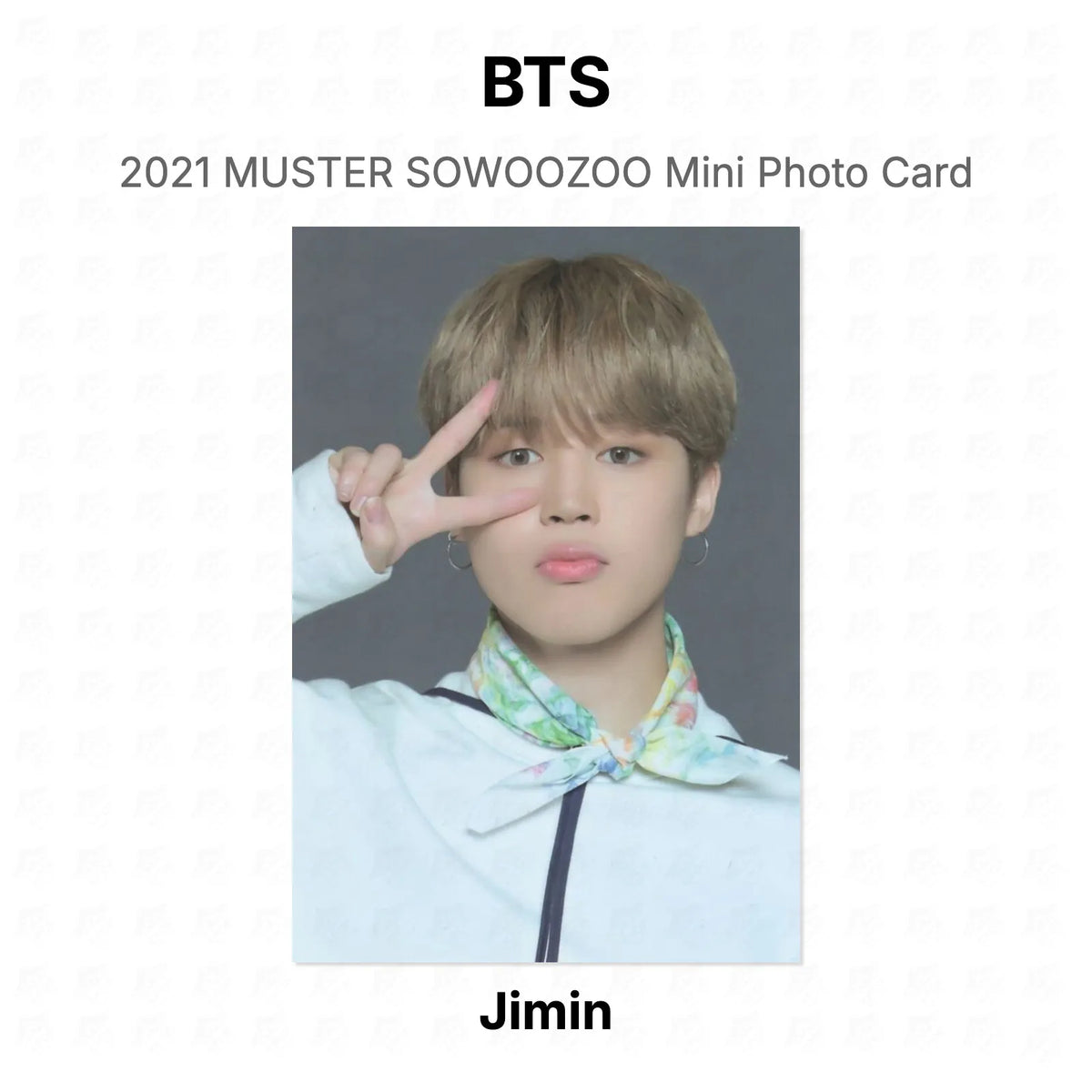 BTS 2021 MUSTER SOWOOZOO Mini Photo Card โฟโต้การ์ดของแท้