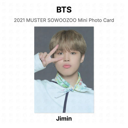BTS 2021 MUSTER SOWOOZOO Mini Photo Card โฟโต้การ์ดของแท้
