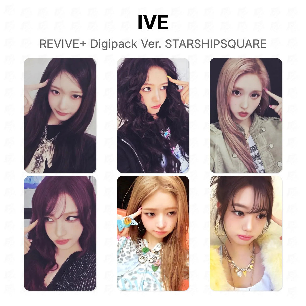 IVE REVIVE+ Digipack Ver. STARSHIPSQUARE Official Photocard