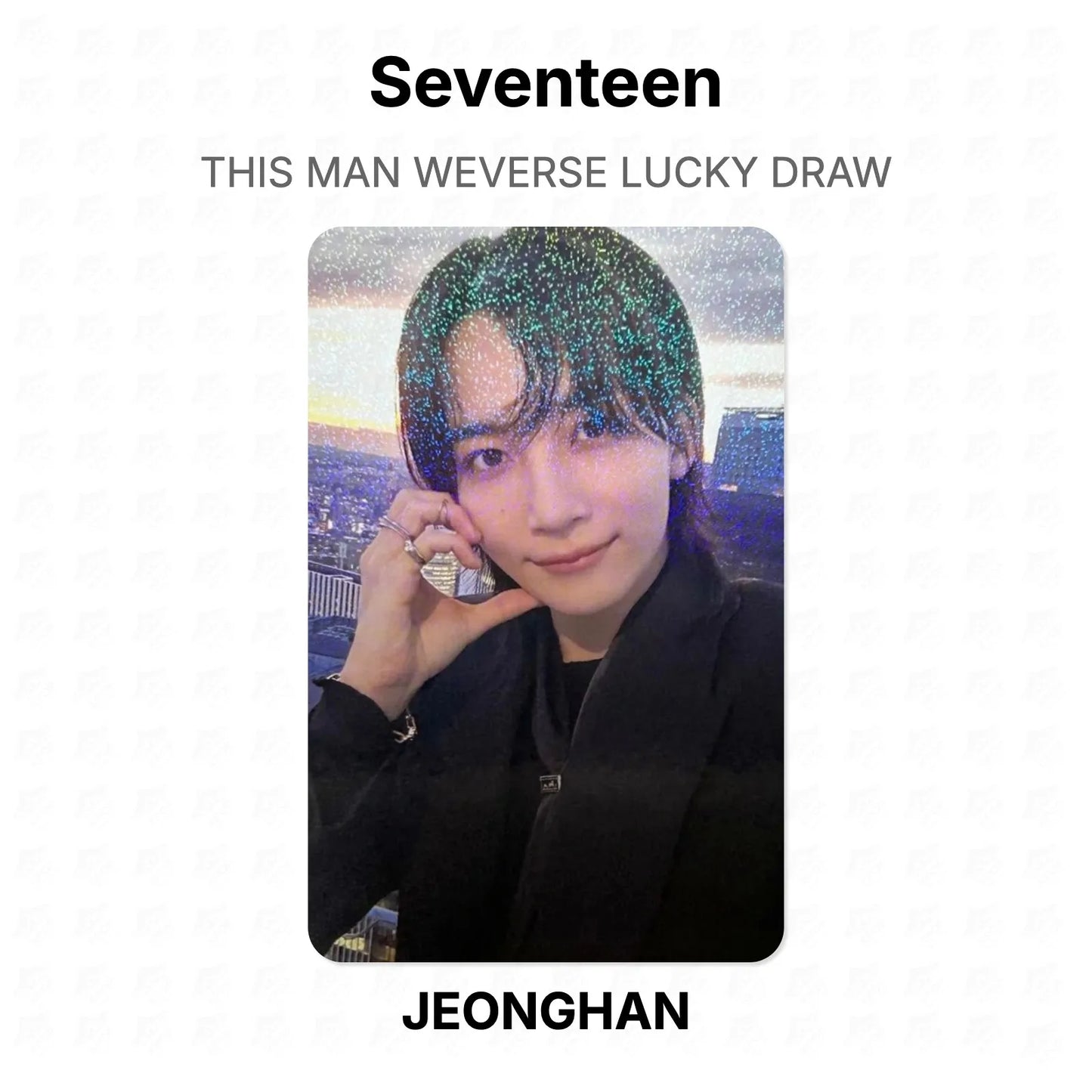 Seventeen THIS MAN WEVERSE LUCKY DRAW Official Photocard