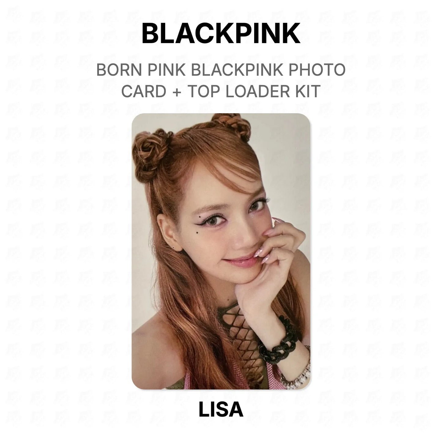 BLACKPINK BORN PINK BLACKPINK PHOTO CARD + TOP LOADER KIT Official Photocard